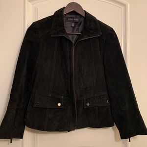 Anne Klein Black Suede Jacket